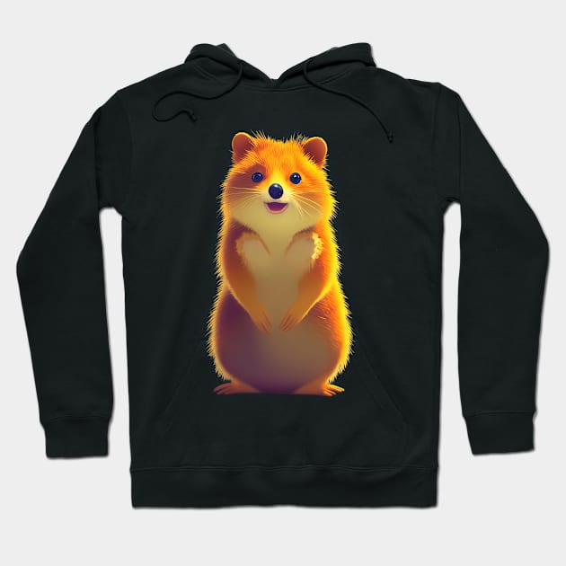 Curious Quokka Hoodie by melbournedesign